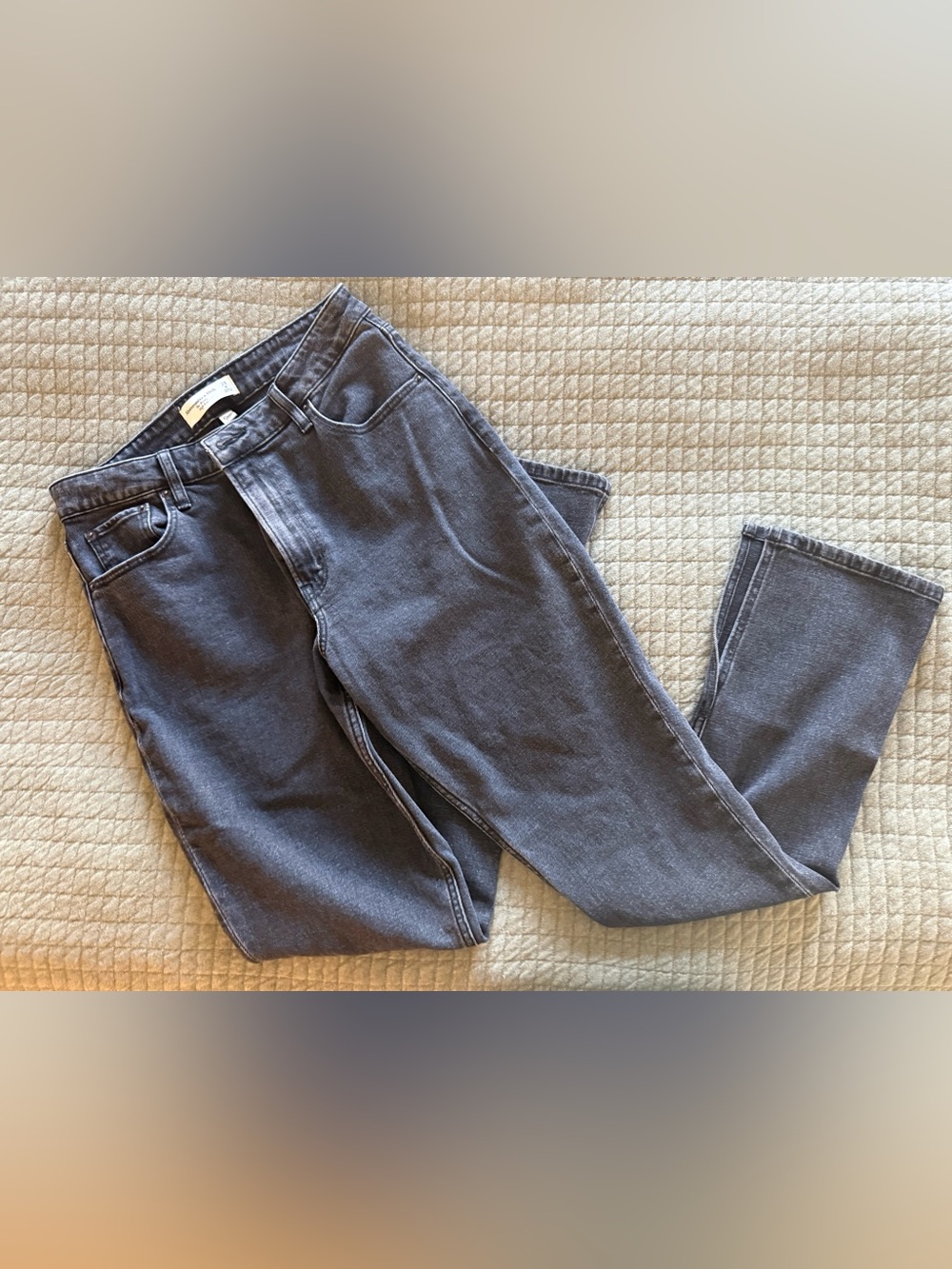 Abercrombie & Fitch Black Acid-Wash The Skinny High-Rise Jean